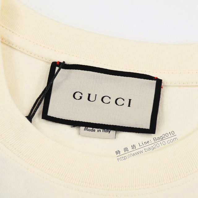 Gucci古奇專櫃古馳2023SS新款印花T恤 男女同款 tzy2700